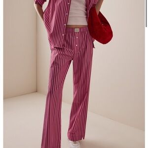 Comme Si pajama style pull on pants.